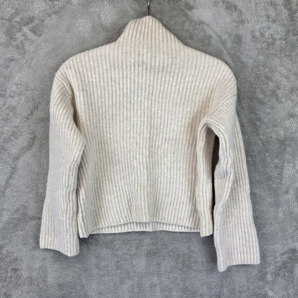 Everlane Cream Ribbed Sweater - Picture 9 of 9
